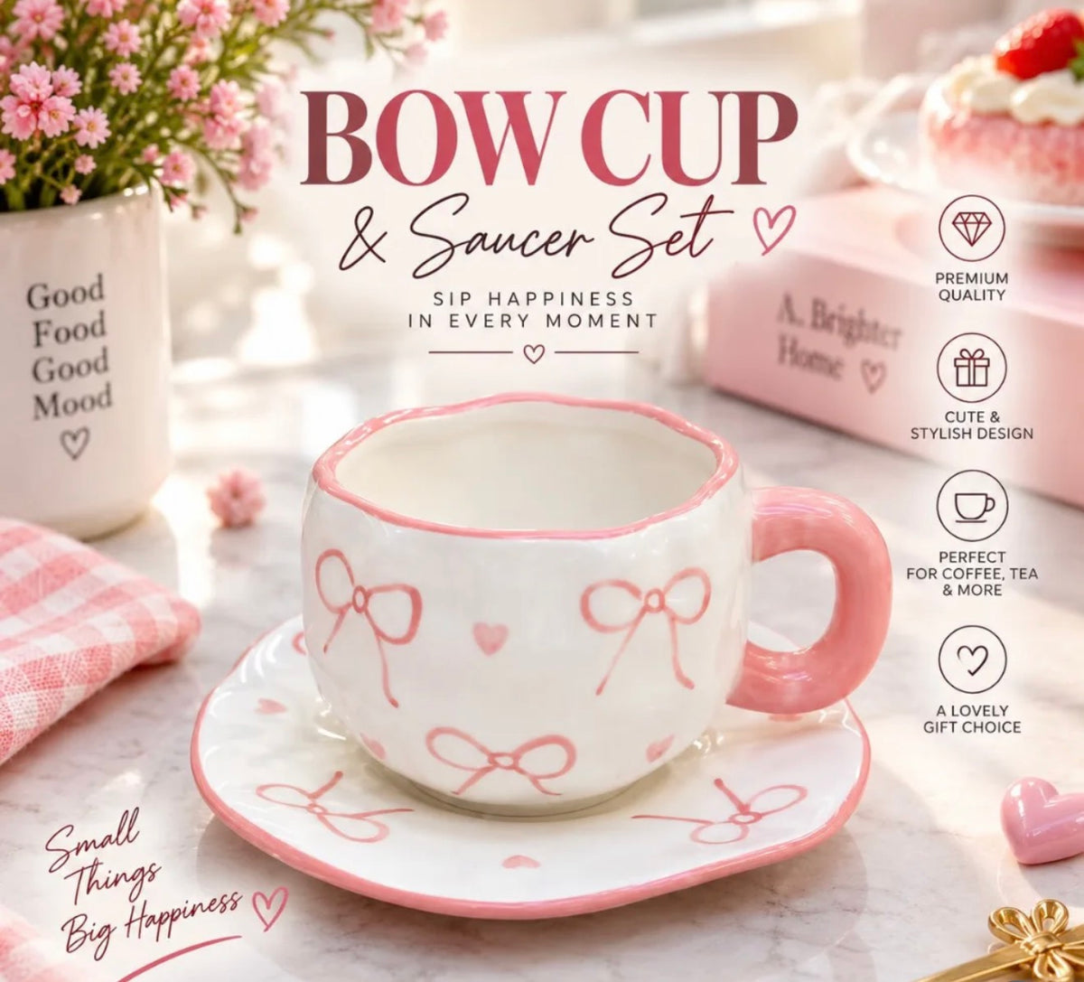 Bow cup and saucer