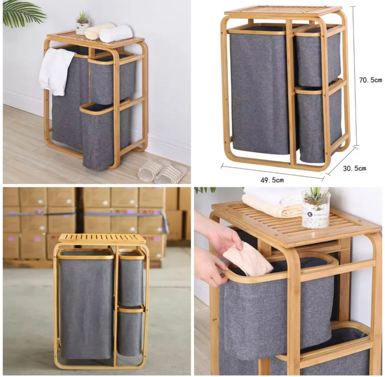 Wooden Basket Hamper AY-1 Made in China 🇨🇳