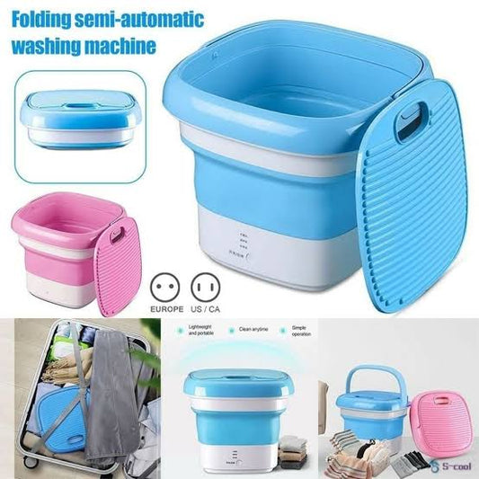 Portable washing machine with dryer