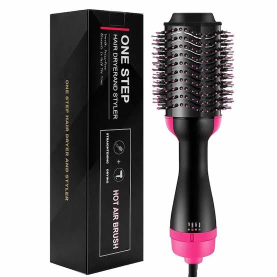 One step hot air brush (dryer+ styler)