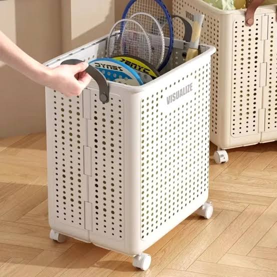 *Foldable Laundry Trolly Size: 47x36x19 cm*