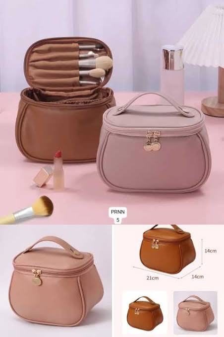 PU leather cometic pouch