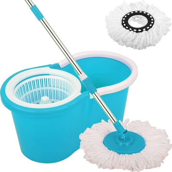 360 Spin Mop - Flexible Microfiber Mop Head for Floor, Home, Office