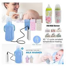 USB Feeder Bottle Warmer With Shopper Packing (Mix/Random Color)