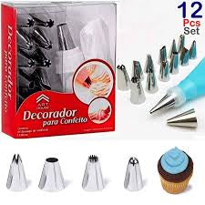 Cake Decorating Nozzle Set 12 pcs
