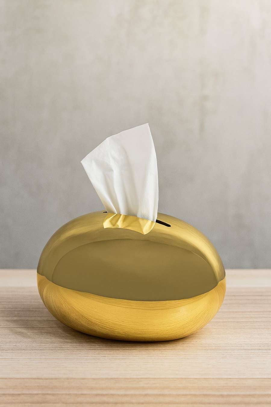 Egg shape tissue box plastic