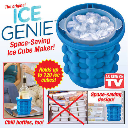 Ice Cube Maker Machine Space Saving Soft Silicone Ice Genie Ice Cube Maker