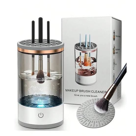 Electric makeup brush cleaner