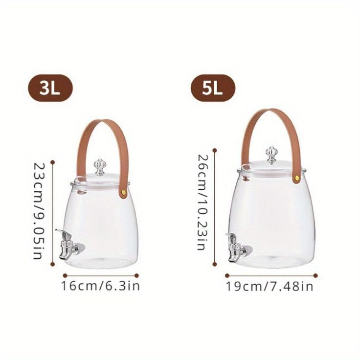 High Borosilicate Glass Water Jug Premium Quality 5L