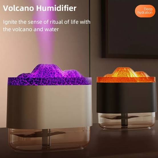 NEW COLOURFUL VOLCANO HUMIDIFIER