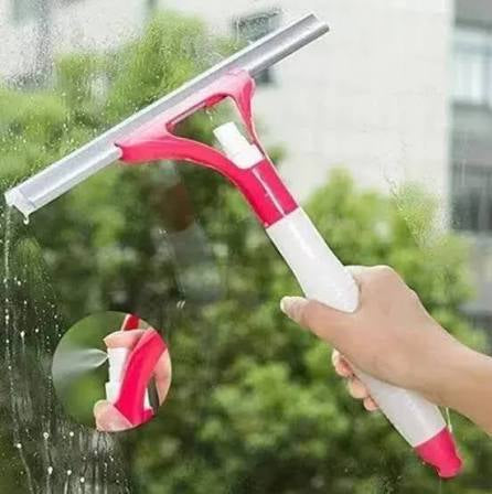 2 in 1 Window Cleaner Wiper with Sprayer - Viper Glass Cleaner With Water Bottle And Spray