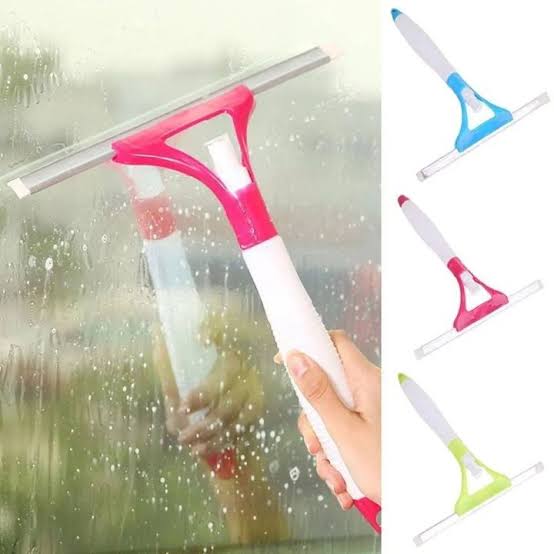 2 in 1 Window Cleaner Wiper with Sprayer - Viper Glass Cleaner With Water Bottle And Spray