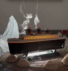 New Arrival Portable Smart Home Aroma Diffuser 250Ml Jellyfish Mist Mini Air Boat Humidifier for Home Bedroom Offices