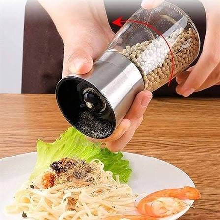 Salt And Pepper Grinder, Manual Stainless Steel