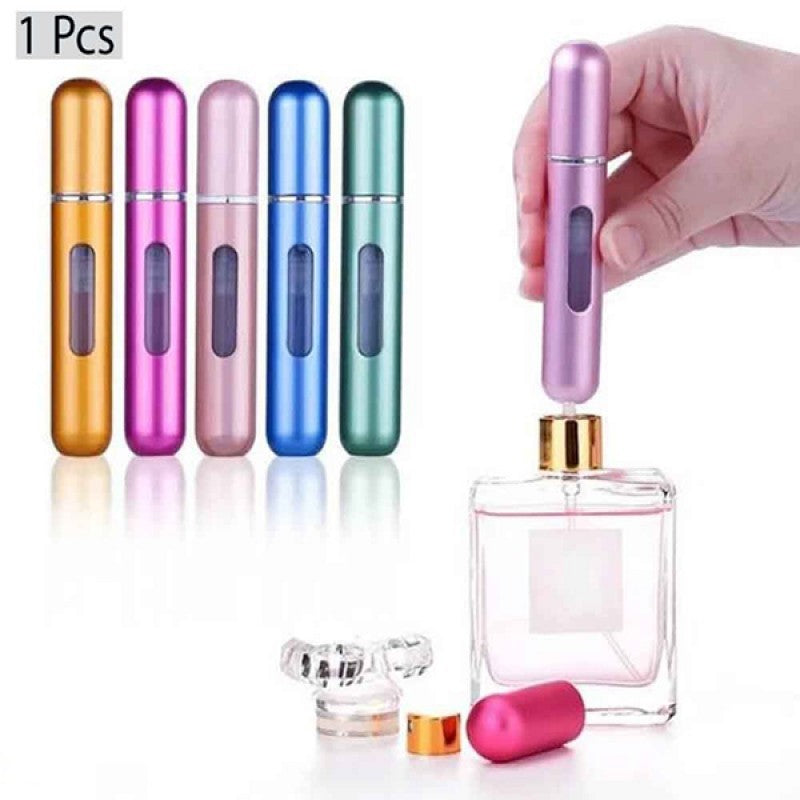 Perfume Mini Portable Refillable Aluminum Atomizer Bottle 5ml Refill Perfume Spray Bottle
