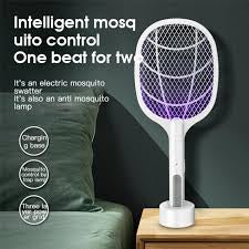 Mosquito Killer Racket – with 2 In 1 LED Flash Light rechargeable