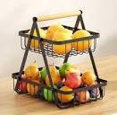 2 tier fruit basket heavy quality