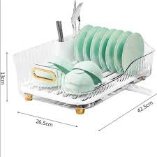 Acrylic Dish Drying Rack (Premium Quality)