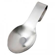 Stainless steel spoon rest