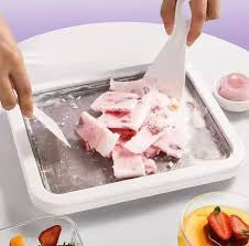 Instant Ice Cream Maker Tray – DIY Rolled Ice Cream Pan with Spatula