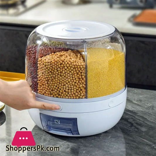 3kg 360 Rotating Cereals Rice Container