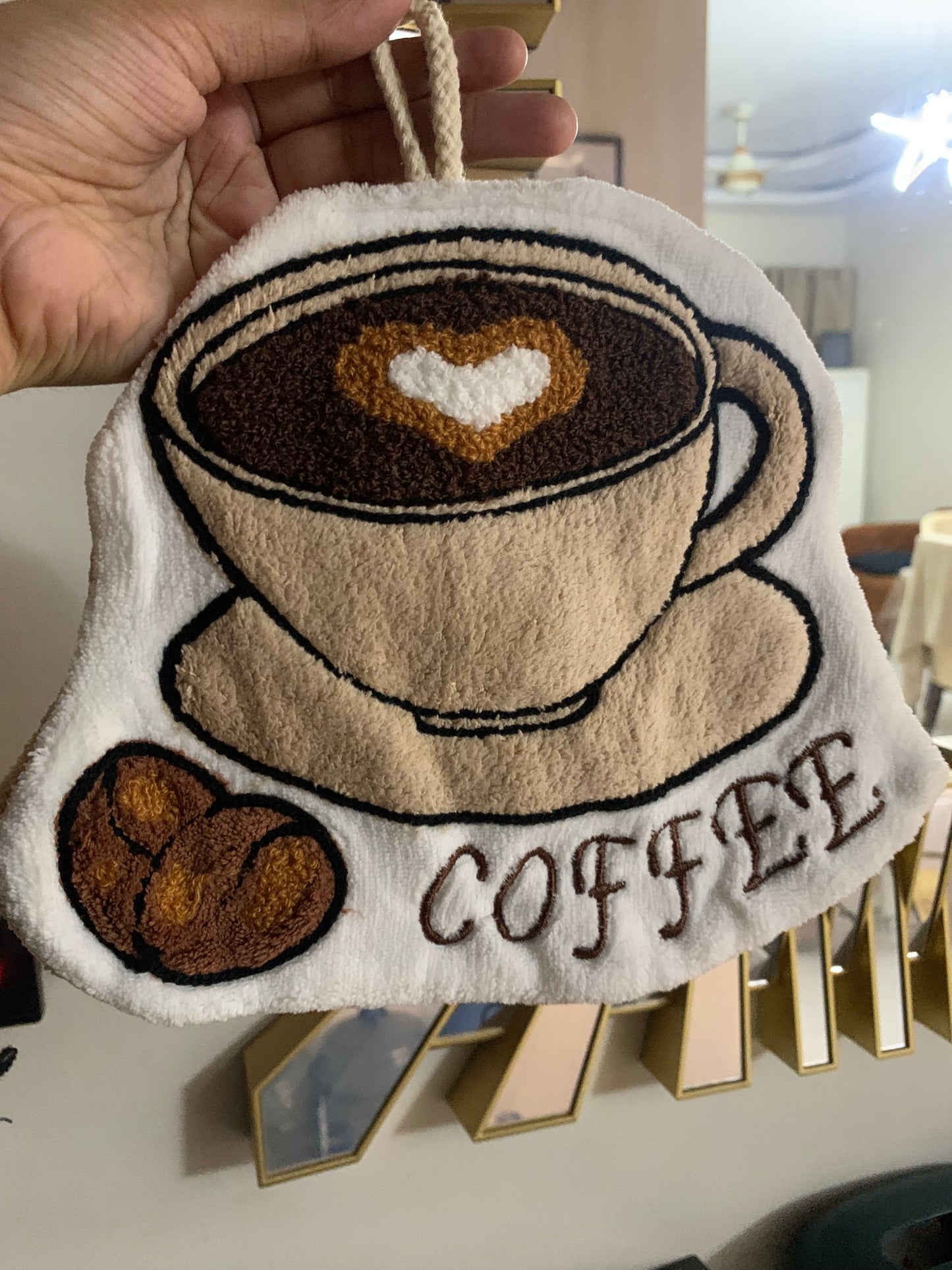 Coffee kitchen towel