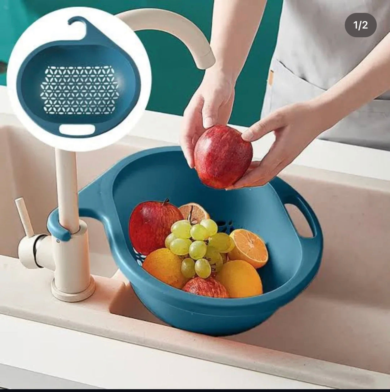 Multipurpose Sink Drainage Hanging Basket Large Size