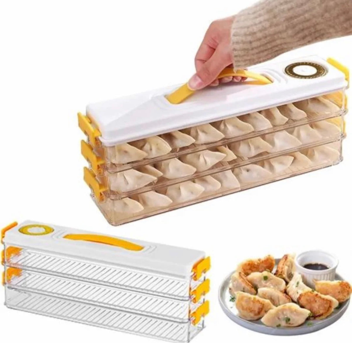 3 layers momos box