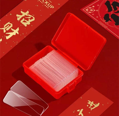 60 Pcs Box Reusable Nano Tapes, Waterproof Double Sided Adhesive Tape, Wall Sticker Non-marking And Washable Self Adhesive Tape