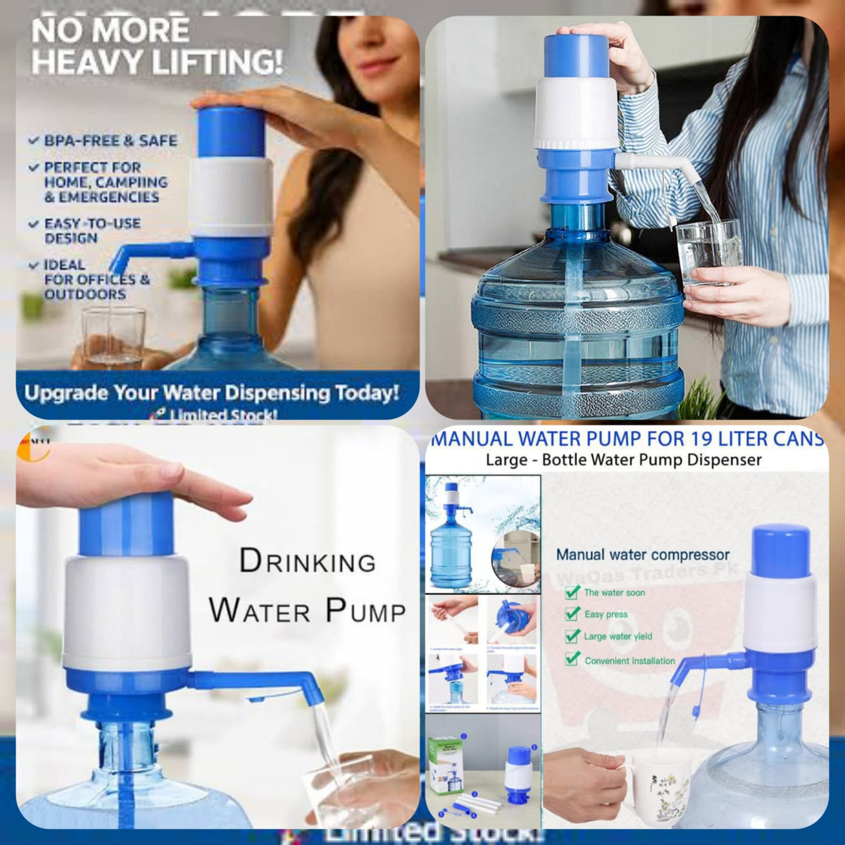 Manual water pump