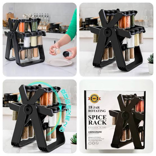 Rotating ferris wheel spice rack