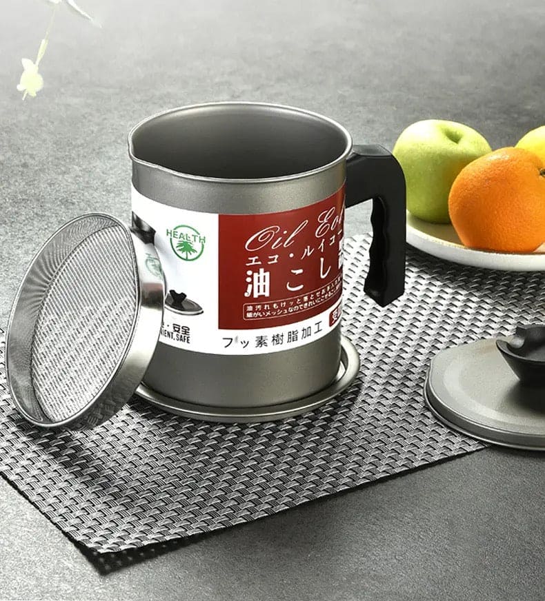 Stainless steel oil filter pot