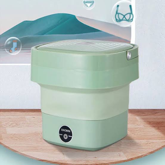 Portable washing machine with dryer