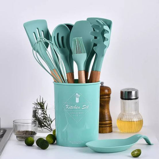 12 pcs silicon spoon set big size