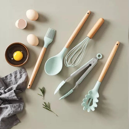 12 pcs silicon spoon set big size
