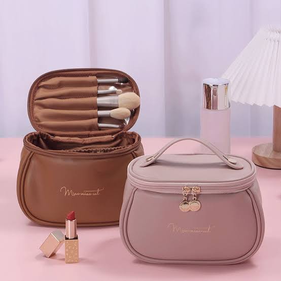 PU leather cometic pouch