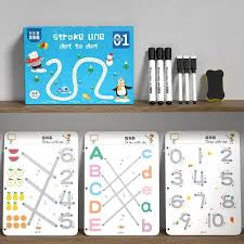 Kids educational learning tracing book 64 pages
