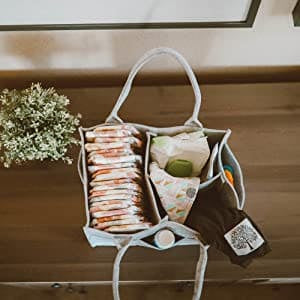 Baby Diaper Caddy Organizer, Newborn Caddy Nappy Bag