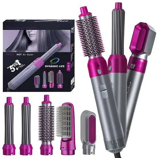 Hair Dryer Set 5 in 1 Hot Air Comb Blow Volumizer Brush 5 in 1 Hair Styler