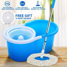 360 Spin Mop - Flexible Microfiber Mop Head for Floor, Home, Office