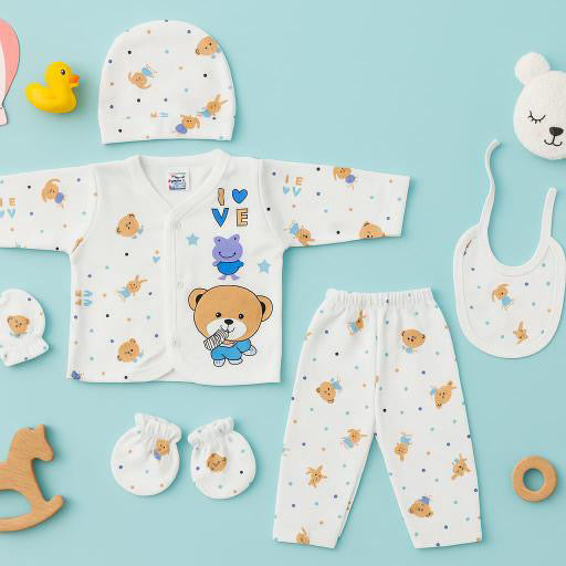 5 pcs baby gift set