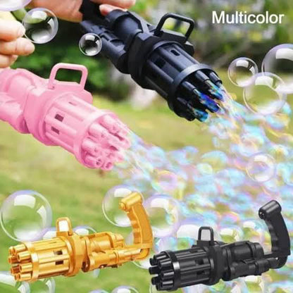Bubble Making Gun Machine With Bubble Liquid Cell Operated