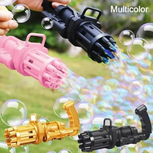 Bubble Making Gun Machine With Bubble Liquid Cell Operated