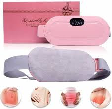 Periods cramp relief belt with heating and vibrating function