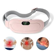 Periods cramp relief belt with heating and vibrating function