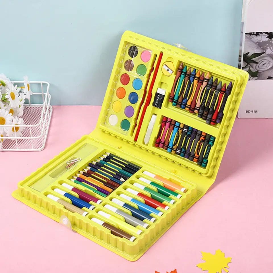 Kids Art Box, 68 Pcs Coloring Kit For Boys And Girl