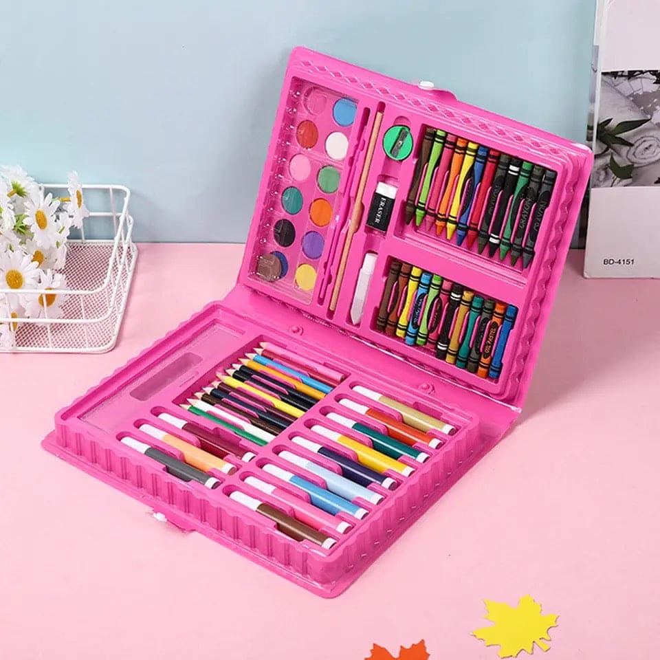 Kids Art Box, 68 Pcs Coloring Kit For Boys And Girl