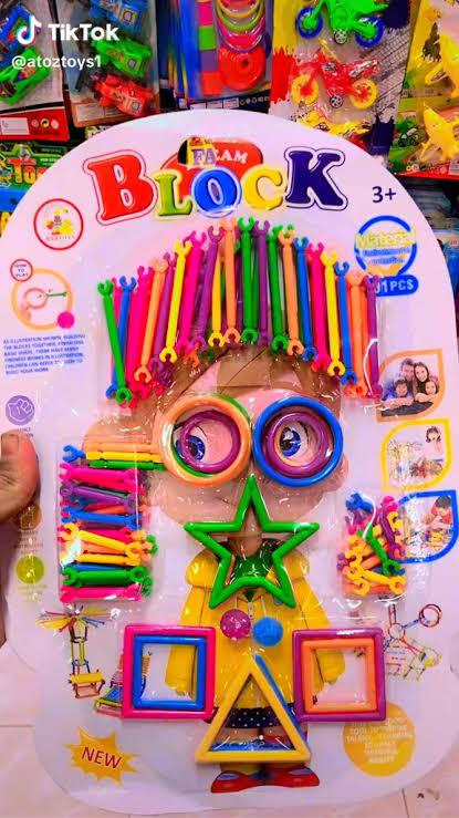 101pcs educational sticks card packing