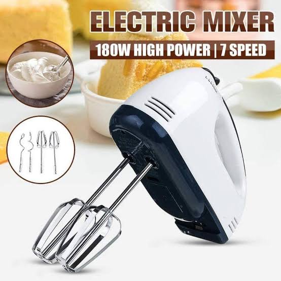 7 Speed Electric Hand Beater Machine Hand Blender Hand Mixer Egg Beater