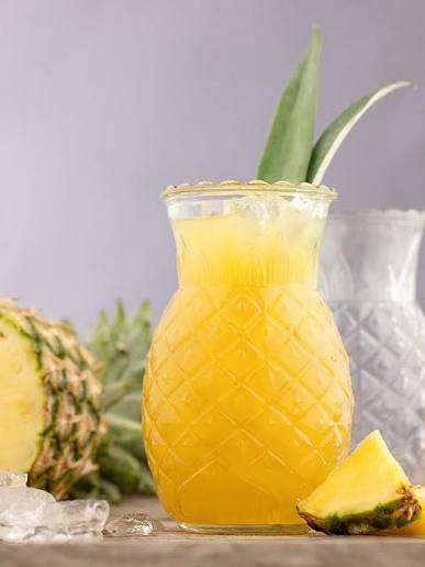 Pineapple coffee glass